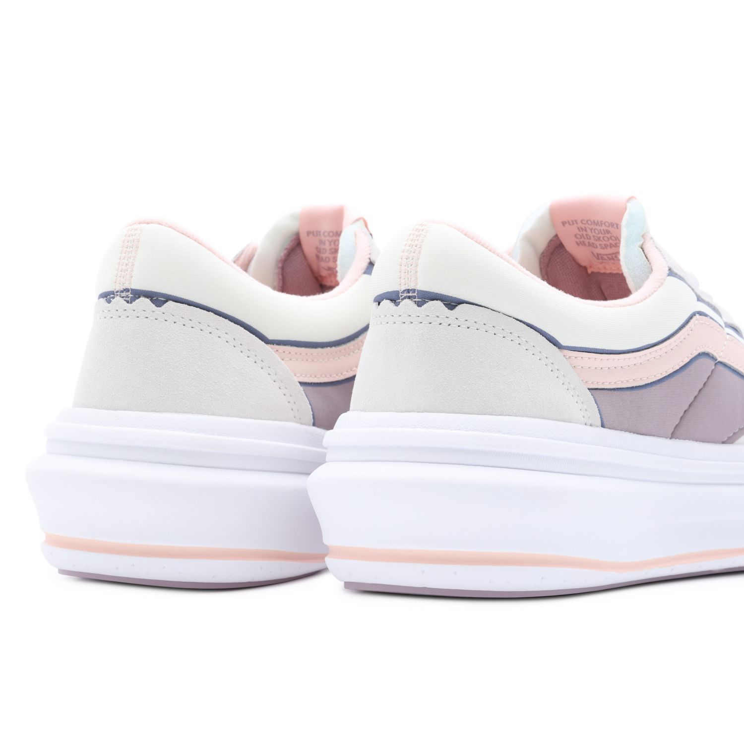 Vans running shoes pink sale