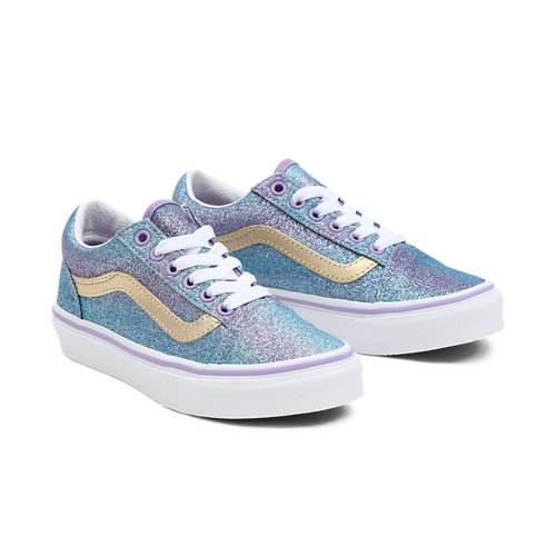 Kids+Ombre+Glitter+Old+Skool+Shoes+%284-8+years%29