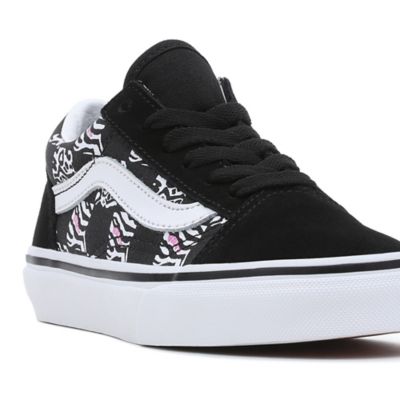 Kinder Zebra Daze Old Skool Schuhe 4 8 Jahre Schwarz Vans