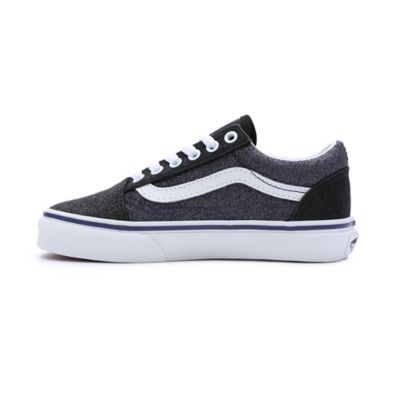 Vans preto hot sale com glitter