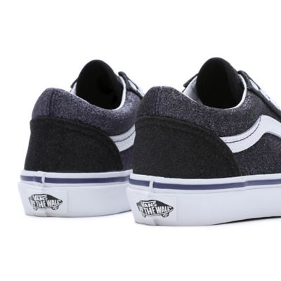 Black glitter 2025 vans kids