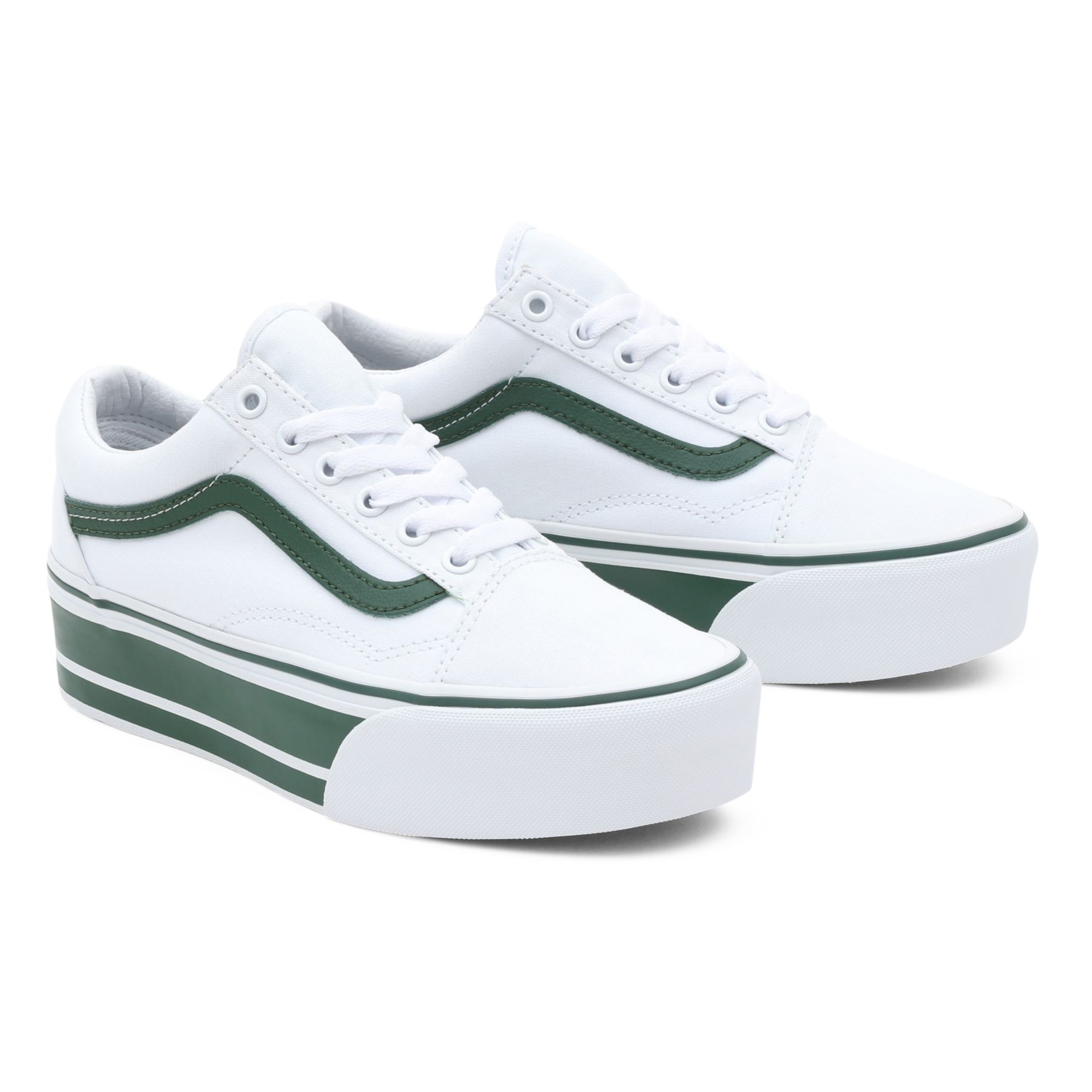 Vans authentic 2025 platform bianche