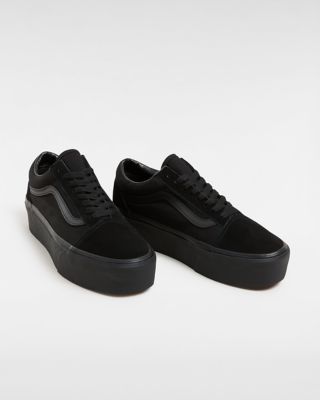 Vans old shop skool black womens