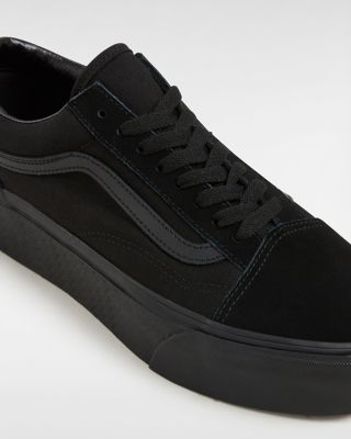 Vans Old Skool Stackform Skate Shoe - Black Monochrome