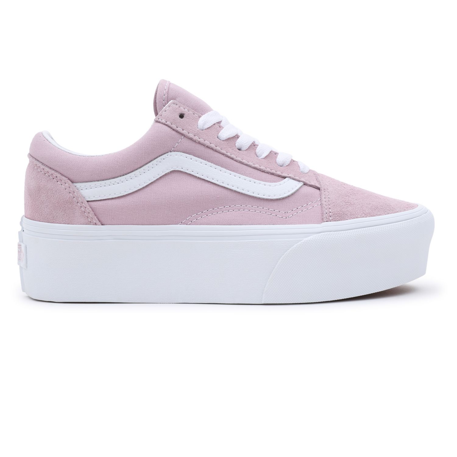 Vans old skool rosa sale mujer