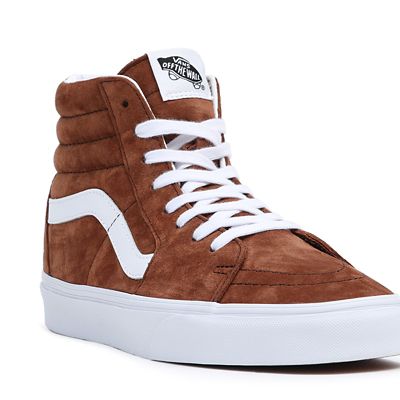 Tan sk8 hi hot sale vans