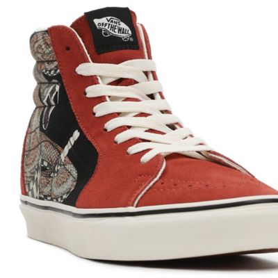 Vans high tops store red