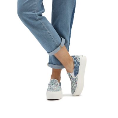 Denim vans hot sale sneakers