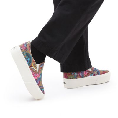 Classic Slip-On Stackform Shoes | Multicolour | Vans