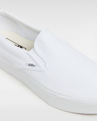 Vans slip on femme hot sale blanche