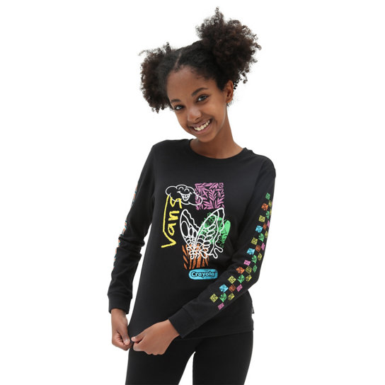 Camiseta de niñas Vans X Crayola de manga larga (8-14 años) | Vans