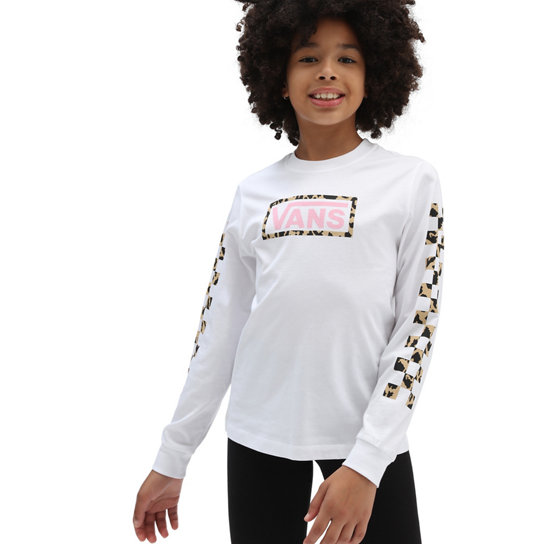 Camiseta de niñas Leopard Box (8-14 años) | Vans