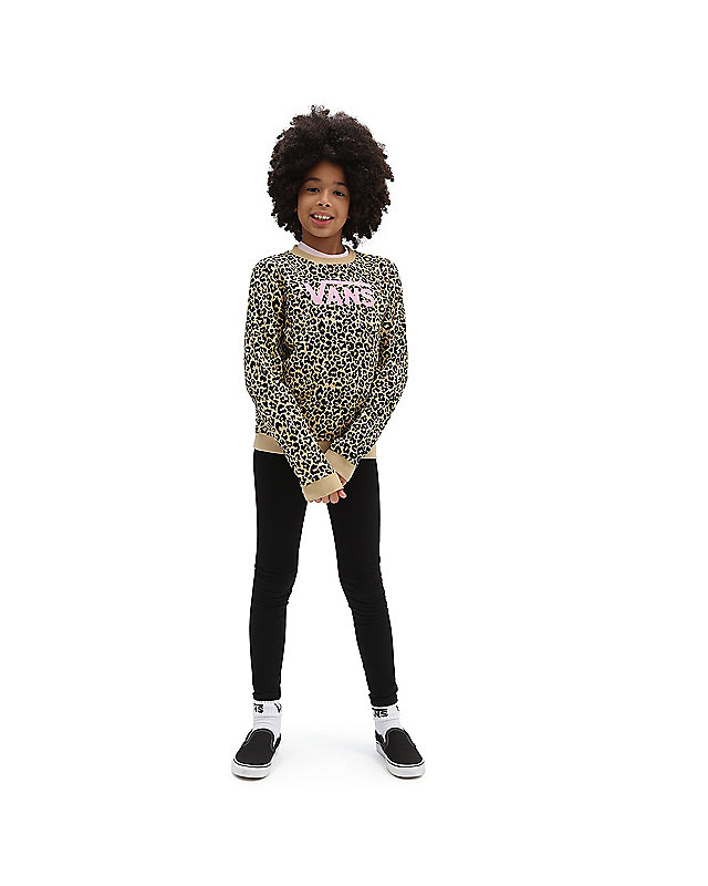 Girls Leopard Spot Crew Sweater (8-14 years) 2