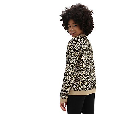 Girls Leopard Spot Crew Sweater (8-14 years) 3