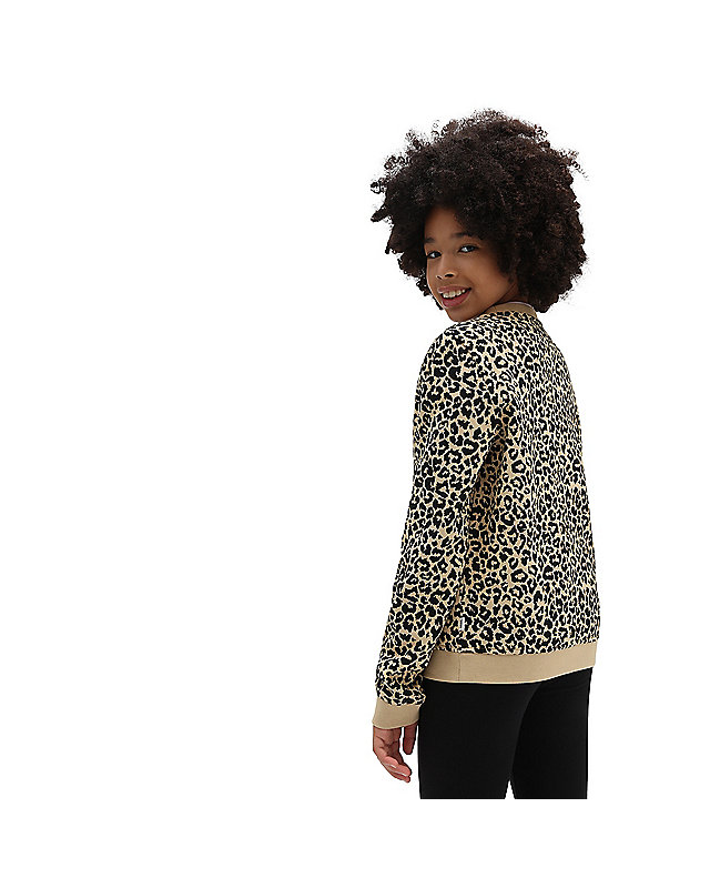 Dziewczęca bluza Leopard Spot Crew (8-14 lat) 3