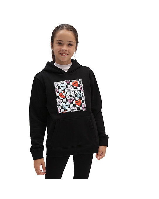 Camisola com capuz Candy Heart para rapariga (8-14 anos) | Vans