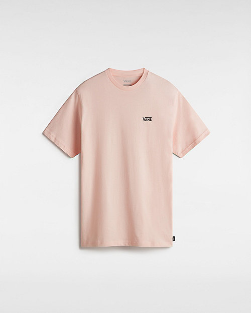 Vans Left Chest Logo T-shirt (chintz Rose) Women Pink