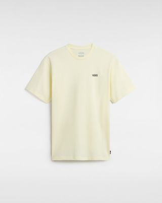 Vans T-shirt Left Chest Logo (almond Oil) Kobiety Be?owy