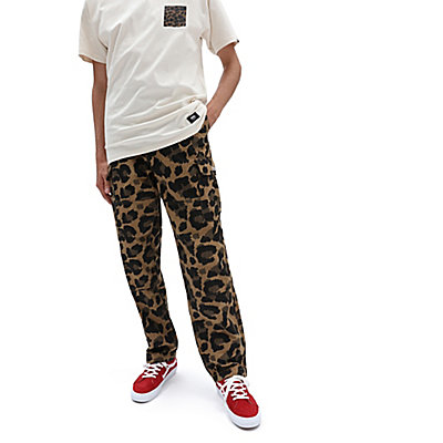 leopard Vans Homme Vêtements Pantalons & Jeans Pantalons Cargos Homme Marron Taille 28 Pantalon Anaheim Service Cargo Loose Tapered 