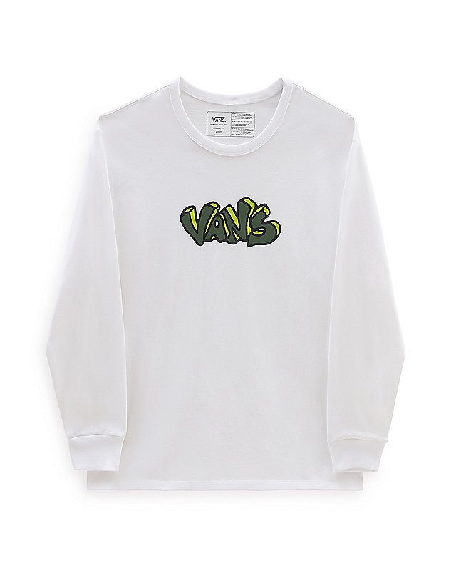 Off The Wall Graphic Loose Long Sleeve T-Shirt 1