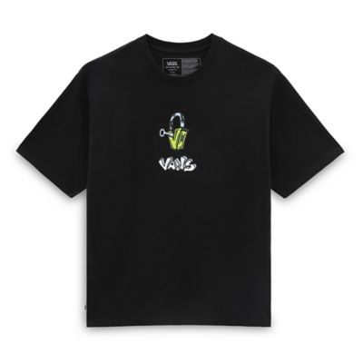 Off The Wall Graphic Loose T-Shirt | Black | Vans