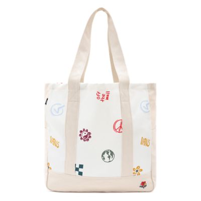 In Our Hands Tote Bag | White | Vans