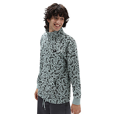 Paisley Bandana Q-Zip Sweater 1
