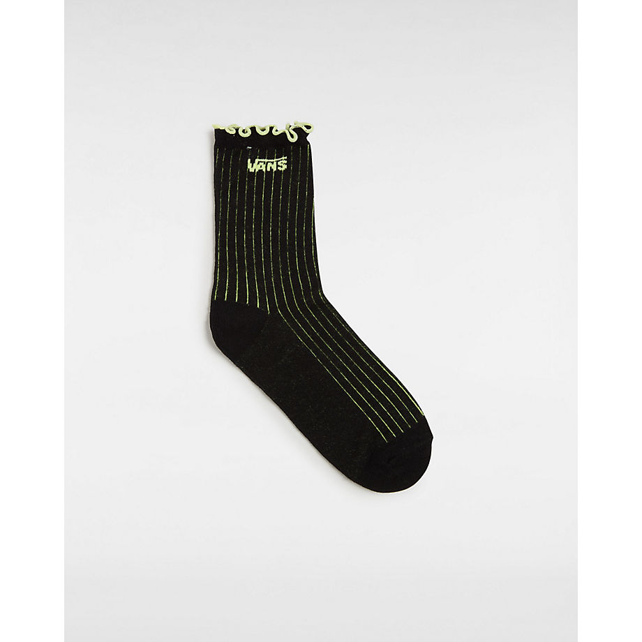 Vans Ruffle Crew Socken (1 Paar) (black) Damen Schwarz