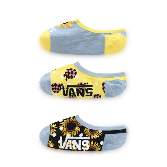 Kids Sunflower Mix Canoodle Socks (3 pairs) | Vans