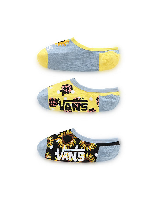 Kids Sunflower Mix Canoodle Socks (3 pairs) | Vans