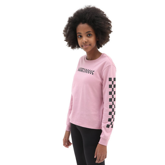Chalkboard Long Sleeve Shorty T-Shirt für Mädchen (8-14 Jahre) | Vans