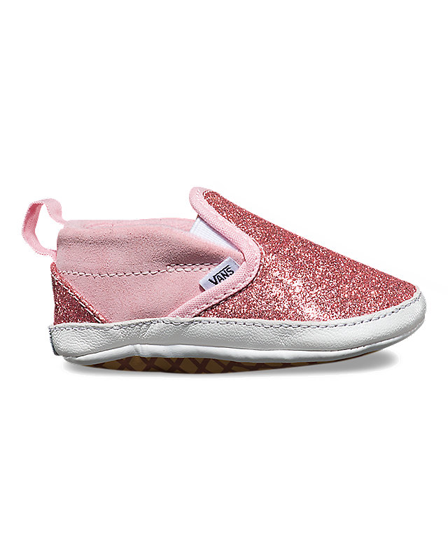 Infant Shimmer Slip-On V Crib Shoes 1