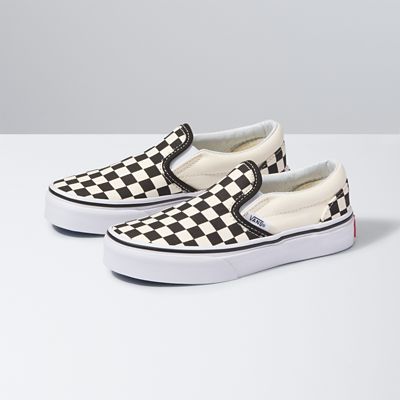 Kids Checkerboard Classic Slip-On Shoes | Vans | Official Store