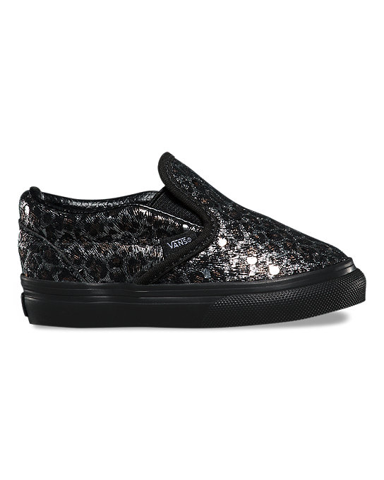 Toddler Metallic Leopard Classic Slip-On Shoes | Vans