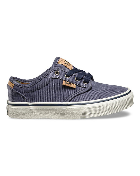 Kids Washed Twill Atwood Deluxe Shoes | Vans